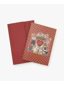 【SALE／20%OFF】メッセージカード/Cat's NapTime Afternoon Tea LIVING アフタヌーンティー・リビング 文房具 その他の文房具 レッド【RBA_E】[Rakuten Fashion]