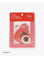 ステッカーカレンダー/ミスタードーナツ Afternoon Tea LIVING アフタヌーンティー・リビング 文房具 そ…