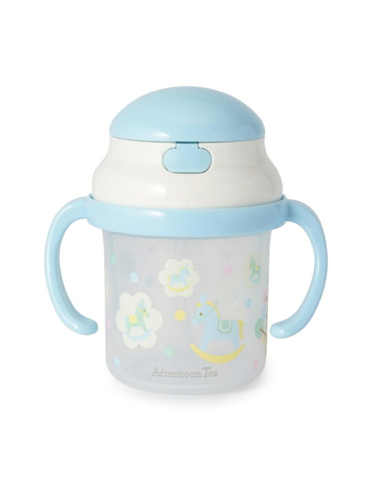 楽天市場 木馬柄ストローマグカップ ベビー用 Afternoon Tea アフタヌーンティー リビング マタニティー ベビー ベビー用品 ブルー ピンク Rakuten Fashion Afternoon Tea Living