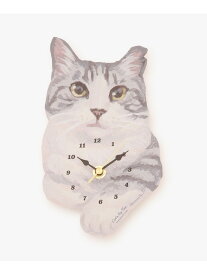 時計(壁掛け時計)/Cat's NapTime Afternoon Tea LIVING アフタヌーンティー・リビング インテリア・生活雑貨 時計 グレー【送料無料】[Rakuten Fashion]