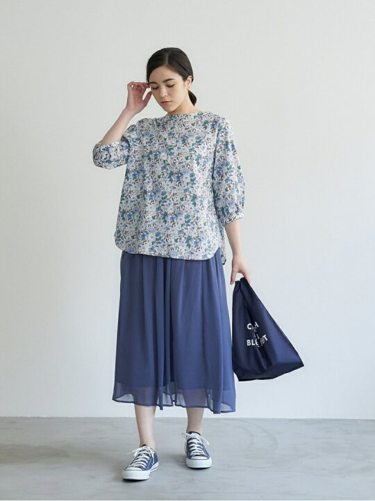 楽天市場】【SALE／30%OFF】リバティプリント/パフスリーブブラウス 