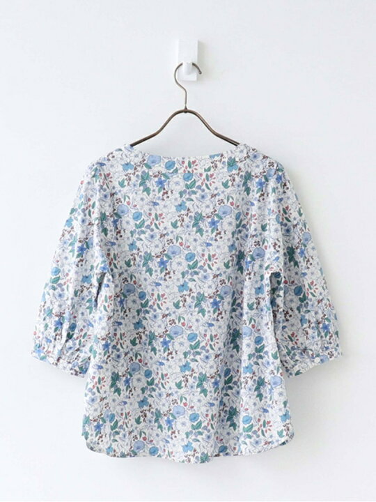 楽天市場】【SALE／30%OFF】リバティプリント/パフスリーブブラウス 