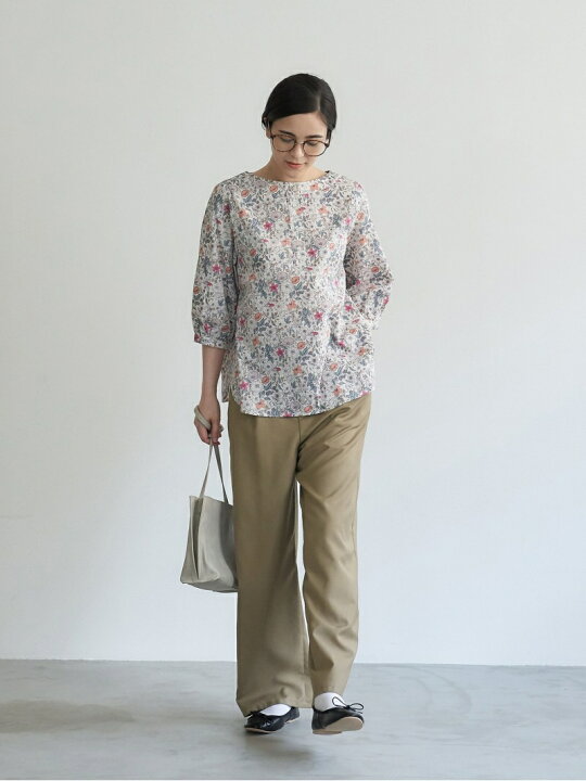楽天市場】【SALE／30%OFF】リバティプリント/パフスリーブブラウス 