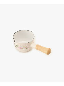 エリタージュフルールホーローミルクパン Afternoon Tea LIVING アフタヌーンティー・リビング 食器・調理器具・キッチン用品 その他の食器・調理器具・キッチン用品 ホワイト[Rakuten Fashion]