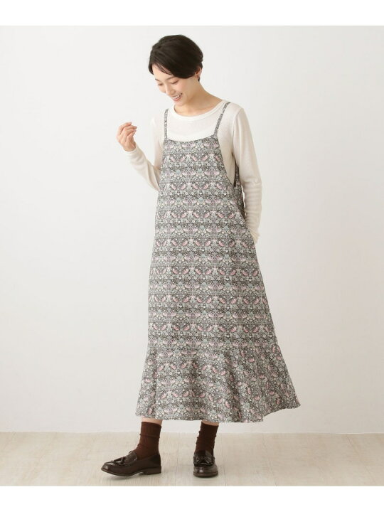 楽天市場】【SALE／37%OFF】キャミワンピース/リバティプリント 