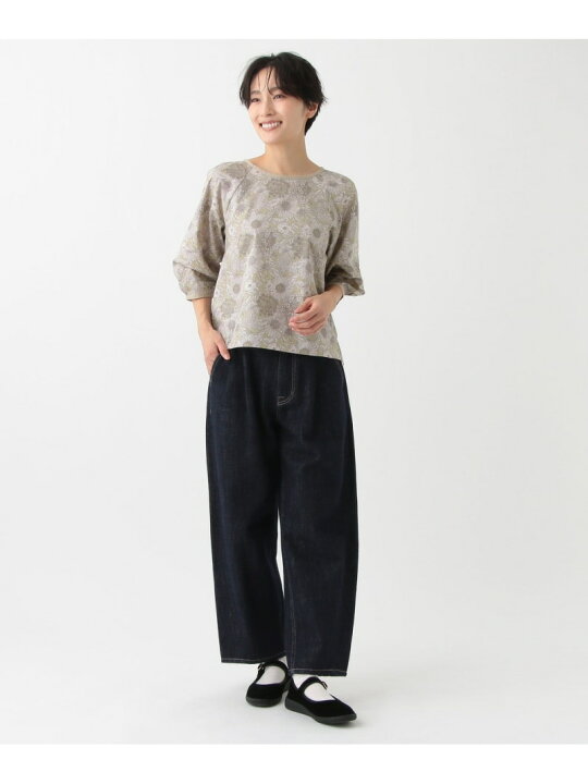 楽天市場】【SALE／40%OFF】ランタンスリーブブラウス/リバティ 