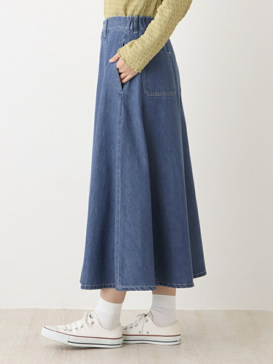 楽天市場】【SALE／37%OFF】オーガビッツデニムフレアスカート 