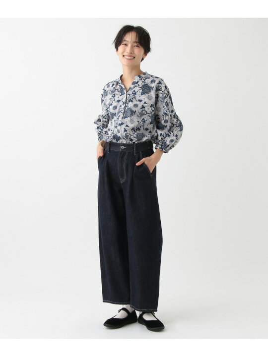 楽天市場】【SALE／40%OFF】タックデザインスキッパーブラウス 