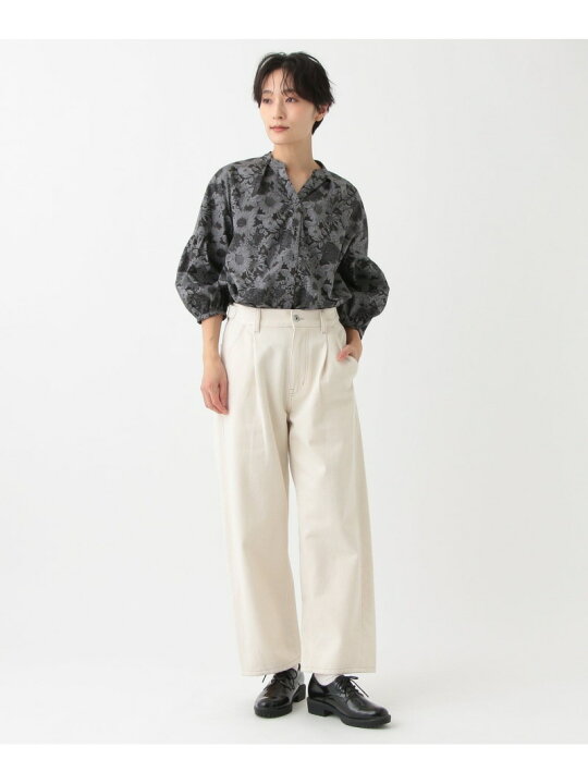 楽天市場】【SALE／40%OFF】タックデザインスキッパーブラウス 