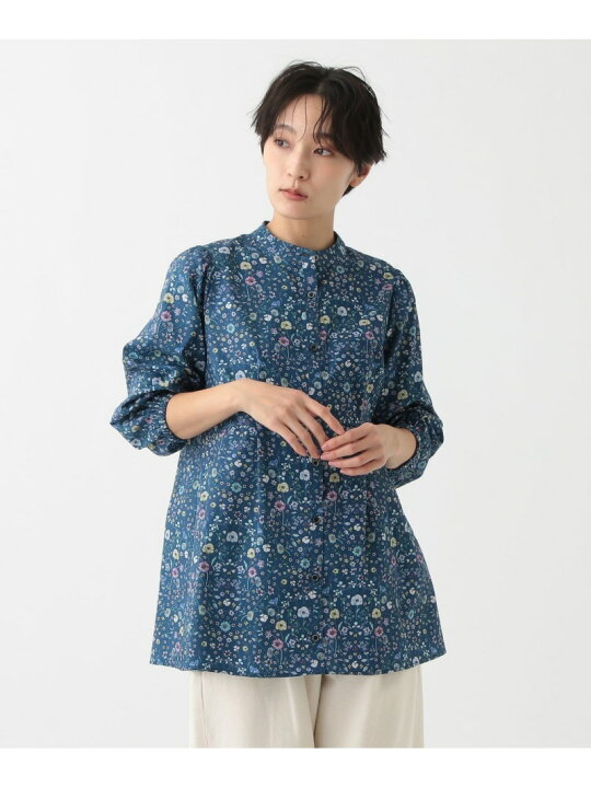 楽天市場】【SALE／40%OFF】切替ブラウス/リバティプリント Afternoon 