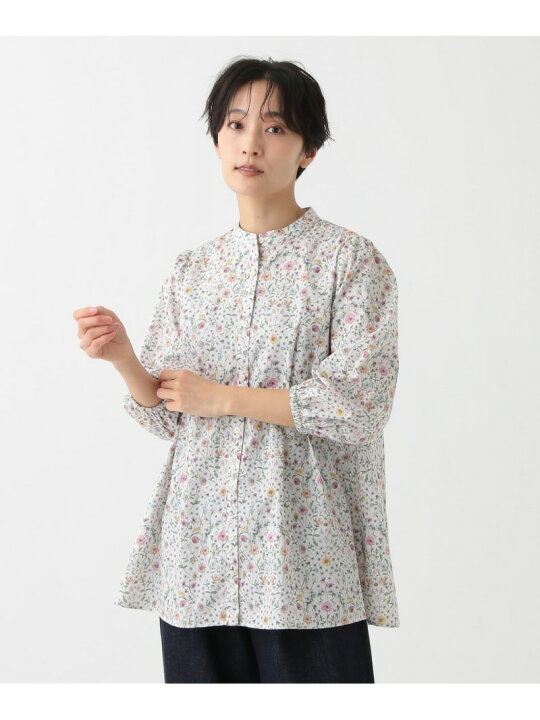 楽天市場】【SALE／40%OFF】切替ブラウス/リバティプリント Afternoon
