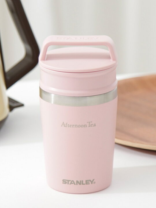 楽天市場 Sale 10 Off Stanley 真空携帯マグカップ Afternoon Tea アフタヌーンティー リビング 生活雑貨 キッチン ダイニング ピンク ホワイト グレー Rba E Rakuten Fashion Afternoon Tea Living