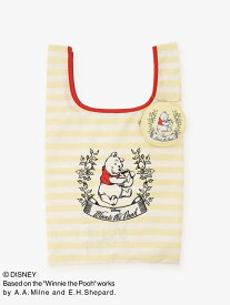 ポーチ付きショッピングバッグM/ディズニーコレクション・Winnie the Pooh Afternoon Tea LIVING アフタヌーンティー・リビング バッグ エコバッグ・サブバッグ イエロー[Rakuten Fashion]