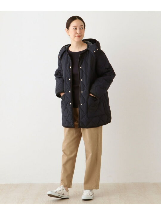 楽天市場】【SALE／40%OFF】タータンチェック柄キルティングミドル 