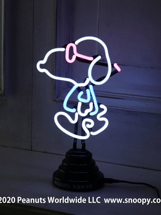 楽天市場】【WEB限定】PEANUTS/ネオンサインデコレーション Afternoon 