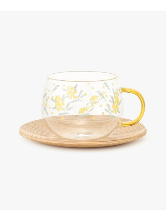 楽天市場】【SALE／37%OFF】ミモザ耐熱カップ&プレートセット 