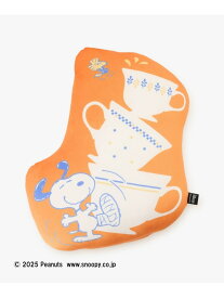 【SALE／30%OFF】ダイカットクッション/PEANUTS Afternoon Tea LIVING アフタヌーンティー・リビング インテリア・生活雑貨 カーペット・ラグ・マット オレンジ【RBA_E】[Rakuten Fashion]