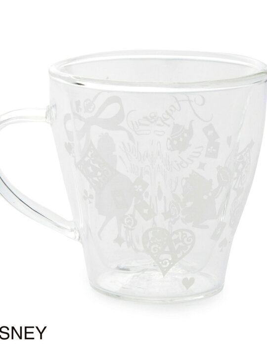楽天市場 Rakuten Fashion Ef23 ハート型耐熱ダブルウォールマグカップ ディズニーコレクション アリス Afternoon Tea アフタヌーンティー リビング その他 その他 Afternoon Tea Living