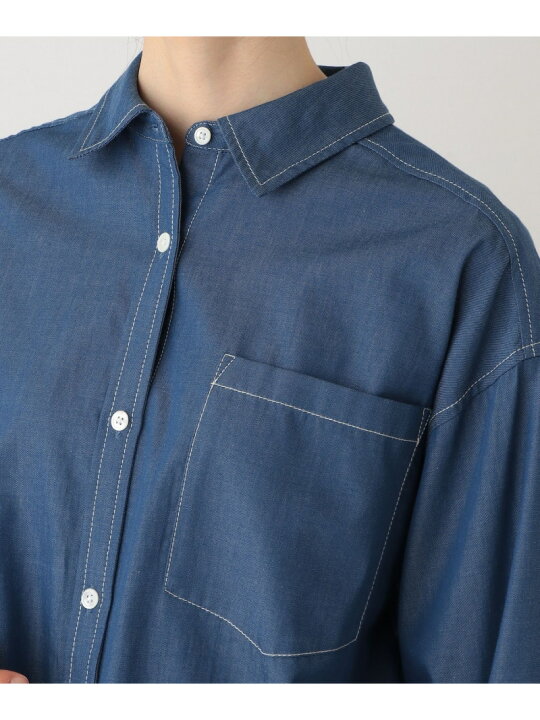楽天市場】【SALE／30%OFF】シャンブレーショート丈シャツ Afternoon 