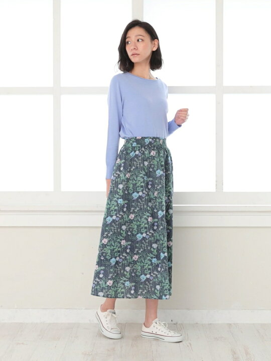 楽天市場】【SALE／30%OFF】リバティプリント/ロングスカート 