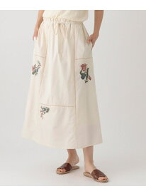 刺繍パッチワークスカート/MAISON SAJOU Afternoon Tea LIVING アフタヌーンティー・リビング パンツ その他のパンツ ホワイト【送料無料】[Rakuten Fashion]