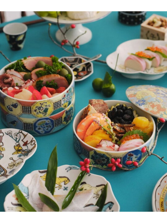 楽天市場】【SALE／37%OFF】九谷焼三段重/ナタリー・レテ Afternoon 