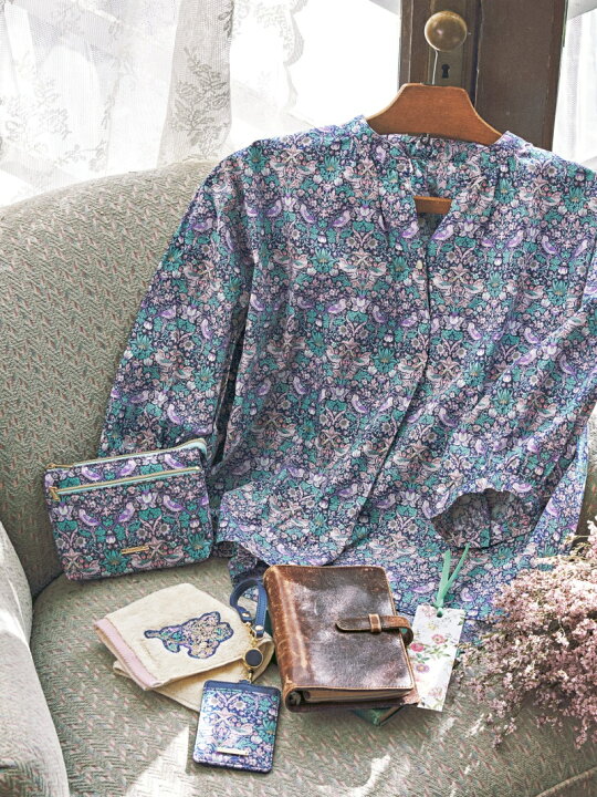 楽天市場】【SALE／30%OFF】パフスリーブブラウス/リバティプリント
