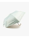 【UVカット率・遮光率100%生地使用】ロゴ刺繍晴雨兼用折りたたみ傘 日傘 Afternoon Tea LIVING アフタヌーンティー・…