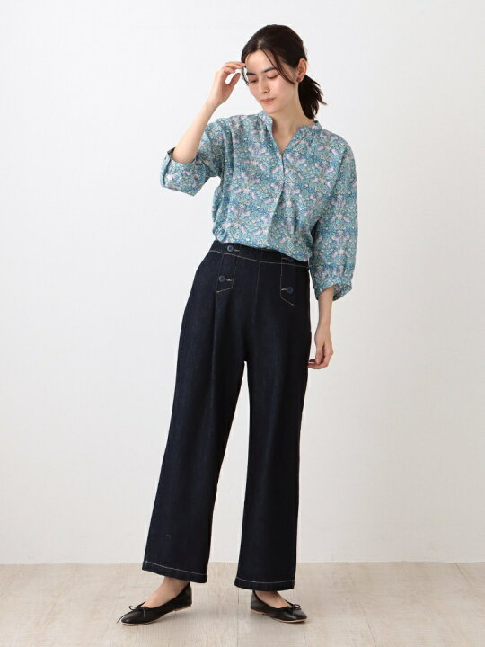 楽天市場】【SALE／30%OFF】パフスリーブブラウス/リバティプリント 