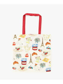 ショッピングバッグ/イザベル・ボワノ Afternoon Tea LIVING アフタヌーンティー・リビング バッグ エコバッグ・サブバッグ ネイビー レッド[Rakuten Fashion]