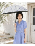 遮光率100% UVカット率100%生地使用 シアーフラワー晴雨兼用長傘 日傘 Afternoon Tea LIVING アフタヌー…