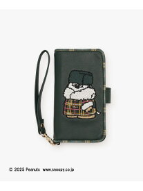 ブック型iPhone8/7/SE3・2ケース/PEANUTS/Afternoon Tea Original Tartans Afternoon Tea LIVING アフタヌーンティー・リビング スマホグッズ・オーディオ機器 その他のスマホグッズ・オーディオ機器 グリーン[Rakuten Fashion]