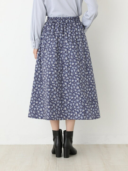 楽天市場】【SALE／50%OFF】ミモレ丈スカート/リバティプリント 