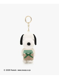 マスコットキーチャーム/タブリエ/PEANUTS Afternoon Tea LIVING アフタヌーンティー・リビング ファッション雑貨 その他のファッション雑貨 グリーン[Rakuten Fashion]