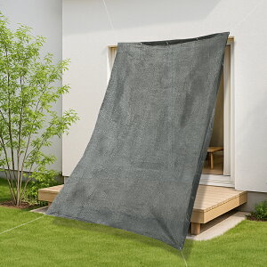 日よけ シェード 熱割れ防止 正方形 200×200cm 長方形 200×300cm通気 暑さ対策 庭 UVカット 紫外線 サンシェード ストライプ おしゃれ すだれ 節電 エアコン 涼しい ベランダ ひも付き 水遊び ガー