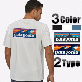 patagonia パタゴニア Tシャツ プリント カジュアル カットソー メンズ 男性 半袖 トップス Short Sleeve T-Shirt バックプリント Responsibili-Tee ロゴT アウトドア キャンプ