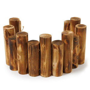 クリスマスツリー 丸太 脚隠し 目隠し 装飾 15本セット 【本物の丸太を使用!】 抗菌済み ツリー 飾り インテリア ブラウン ウッドフェンス (丸太15本セット)