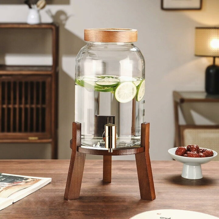 パーティー用ドリンクディスペンサー 蛇口とハンドル付き 漏れ防止1PC-5.2L 楽天市場】＼スーパーセール 10％OFF／ドリンクサーバー 蛇口付きコールドケトル  高温耐性ガラス 家庭用 大容量保存容器 フルーツティー 水出し ドリンクジュースバケツセット レストラン ...