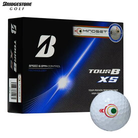 [2026年モデル] ブリヂストン TOUR B XS ツアーB エックスエス ゴルフボール 1ダース （12球入り） マインドセット