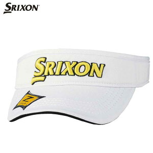 【全品P7倍以上！】(8/11 23:59まで) ダンロップ SRIXON スリクソン メンズ オートフォーカス バイザー SMH1331X ホワイトイエロー ゴルフウェア [2021年モデル]