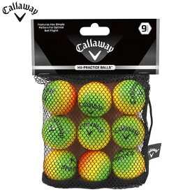 キャロウェイ HX PRACTICE BALLS HX プラクティスボール マルチカラー 9個入 練習用ソフトボール 070021500054A　【あす楽対応】