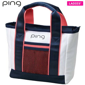 PING ピン レディース ROUND BAG ラウンドバッグ GB-L2201 36466-01 White/Pink [2022年モデル]