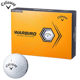 キャロウェイ WARBIRD ウォーバード ゴルフボール 1ダース （12球入り） ホワイト [2023年モデル]　【あす楽対応】