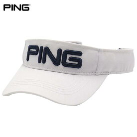 PING ピン メンズ Deo.0 デオゼロ ツアー サンバイザー HW-P2302 36786-01 White ゴルフウェア [2023年モデル]