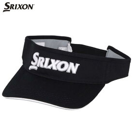 【全品10％割引クーポン配布中！】12/18まで　ダンロップ SRIXON スリクソン メンズ ツアープロモデル サンバイザー SMH3331X ブラック ゴルフウェア
