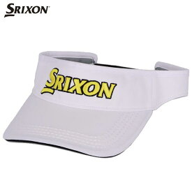 【全品10％割引クーポン配布中！】12/18まで　ダンロップ SRIXON スリクソン メンズ ツアープロモデル サンバイザー SMH3331X ホワイトイエロー ゴルフウェア