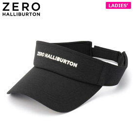 ゼロハリバートン レディース ZHG-CAP デルタニット サンバイザー 82562 01 ブラック ゴルフウェア [2023年モデル]　【あす楽対応】