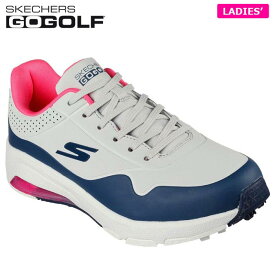 スケッチャーズ レディース GO GOLF SKECH AIR DOS スケッチエア ドス スパイクレス ゴルフシューズ 123004 GYNV GRAY/NAVY 特価　【あす楽対応】