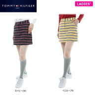 【73％OFF】 トミー ヒルフィガー ゴルフ レディース ロゴボーダー柄 ストレッチツイル スカート THLA353…