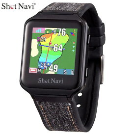 ショットナビ 腕時計型GPSゴルフナビ Shot Navi AIR EX エアーEX ブラック　【あす楽対応】